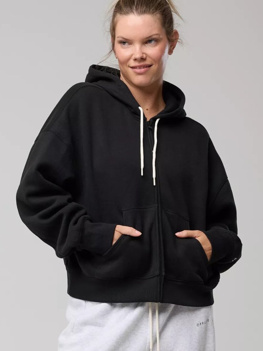 OFFLINE By Aerie Cloud Fleece Classic Full Zip Sweatshirt